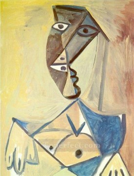 Cubism Painting - Buste de femme 2 1971 Cubism
